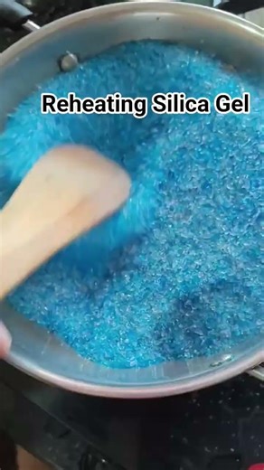 Magic silica gel powder reheating process for preservation ✨🧿