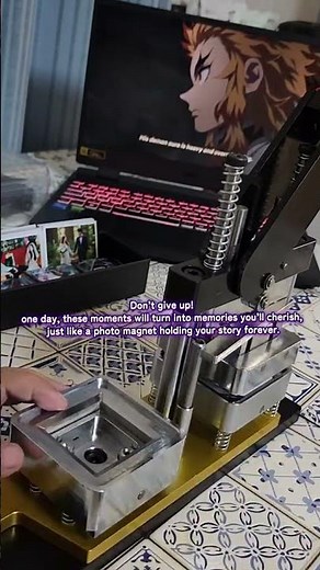 how to use square badge magnet maker machine #badgemaking