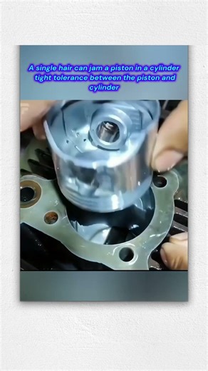 Tolerance between piston and cylinder #tolerance