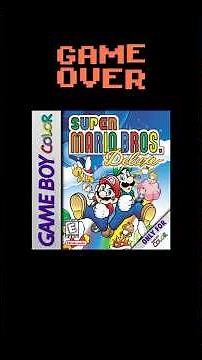 Evolution of Super Mario Game Over Themes (1983 - 2023) #shorts #mario #gameover #music #supermario