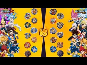 【Beyblade Burst BU 10 VS Beyblade Burst Superking 10 man battle】 ベイブレードバーストBU 베이블레이드 버스트 BU