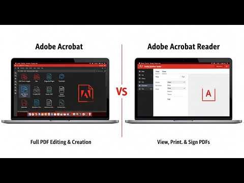 Adobe Acrobat vs Adobe Acrobat Reader - How Are They Different?