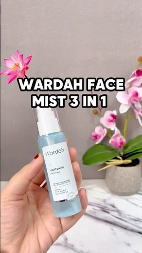 It's so refreshing when you spray it with this - Wardah Lightening Face Mist 3 in 1 #rainifannii ...