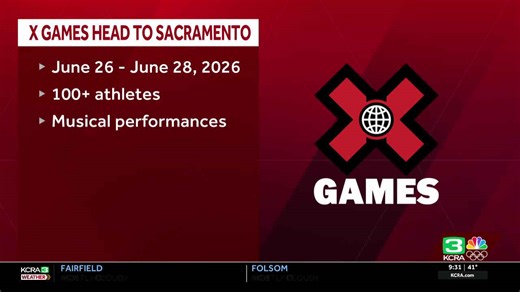X Games to host summer 2026 event in Sacramento