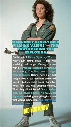 Sigourney Weaver Nearly Died Filming Aliens — The Truth Behind the Explosion