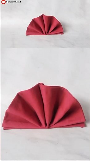 Basic Napkin Folding (Fan) #napkinfolding