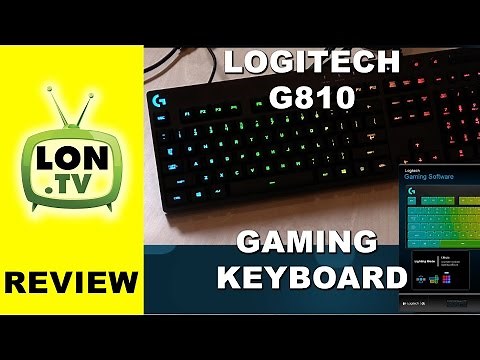 Logitech G810 Orion Spectrum RGB Mechanical Gaming Keyboard Review