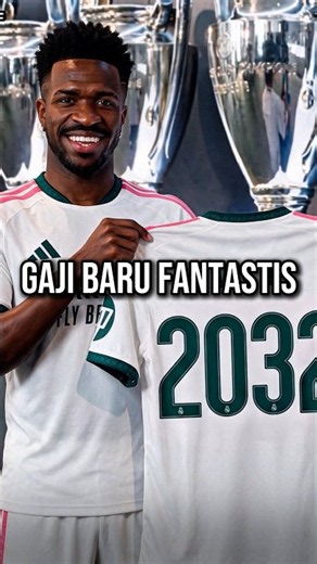 segini gaji baru vinicius jr setelah kontrak baru😱