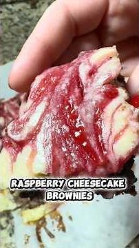 Raspberry Cheesecake Brownies Done Right!! Recipe listed in full video description!!