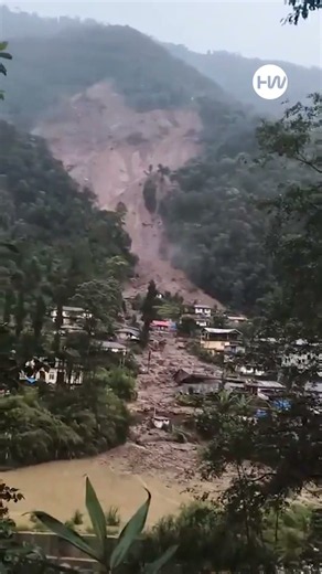 Devastating Landslide Hits Sikkim! Multiple Houses Destroyed in Rimbi Village!