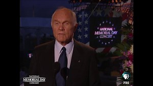 2.1K views · 163 reactions | In memory of former astronaut, war veteran and U.S. Senator John Glenn we offer Senator Glenn’s own tribute to those lost on the Space Shuttle Columbia -- profound words that speak also to his passing. #WeRemember #MemDayPBS | National Memorial Day Concert (PBS) | Facebook
