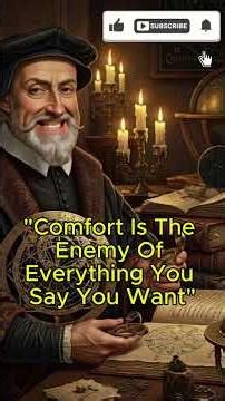 Comfort Is The Enemy Of Everything You Say You Want