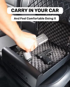 There’s only one right way to carry in your car—and that’s with a Boosted Safe. Disguised as a booster seat, it locks directly to your vehicle’s frame—discreet, secure, and ready when you need it. | BoostedSafe