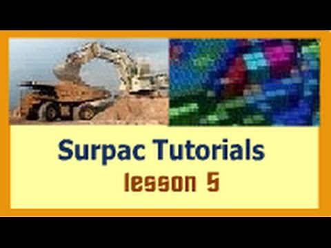 Surpac Tutorials - lesson 5 - Ore Modelling in Surpac (wireframing techniques)