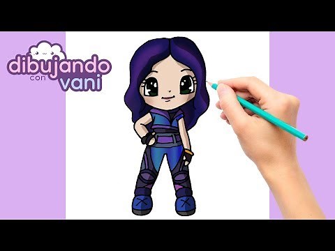 How to draw mal from kawaii descendants