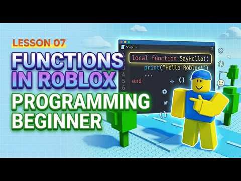Functions in Roblox | AI & Game Creator Course | Class 07