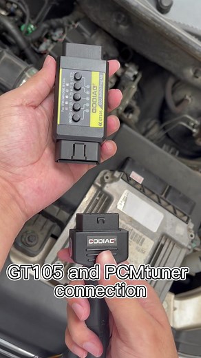 ECU Chip Tuning Preparation: Connection. #mechanic #mechaniclife #mechanicsoftiktok #ecuchiptuning #autotools #godiag #autorepair #obd2 #tools #fyp