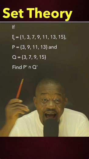 How to Solve Set Question #5: Find the Complement of P and Intercept the Complement of Q