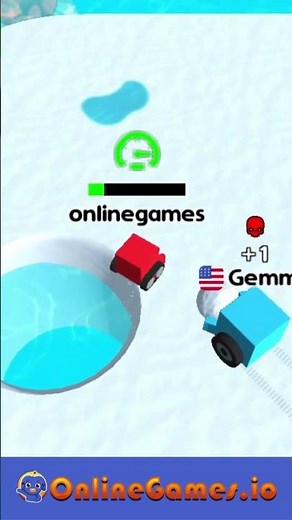 Knock Opponents off the Icy Arena in Snow War io | #onlinegames #gaming #games #gamer #multiplayer