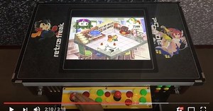 Retro freak classic game console returns in cocktail table form【Video】