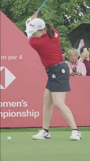 スイングをスローモーションで｜竹田麗央