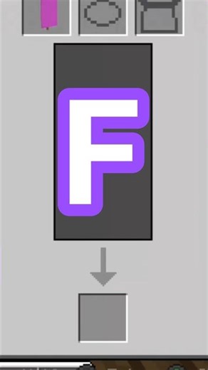 Letter F Banner- Minecraft Tutorial