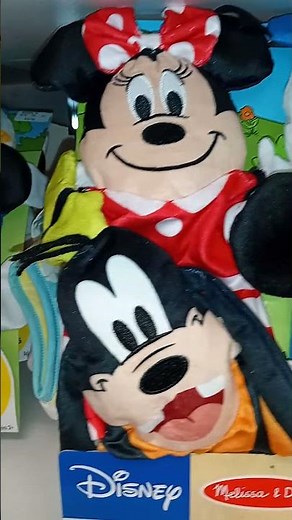 Melissa & Doug Mickey Mouse Soft Hand Puppets #shorts #disney #mickeymouse #puppets #melissaanddoug
