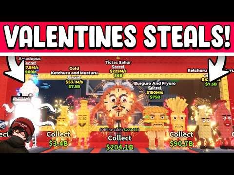 I STOLE CRAZY LOOT DURING VALENTINES DAY ADMIN ABUSE USING "BEANIE METHOD!!" | STEAL A BRAINROT
