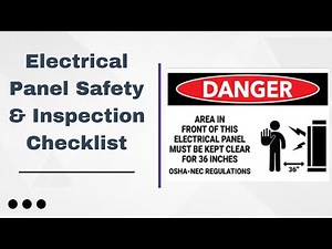 Electrical Panel Safety & Inspection Checklist