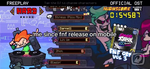 My Hands Hurt: FNF Mobile Gameplay