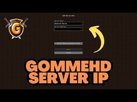Minecraft GommeHD Server IP 2024