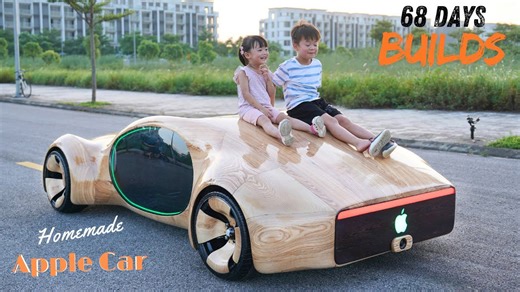 68 days of designing and building the world's first Apple car for my son