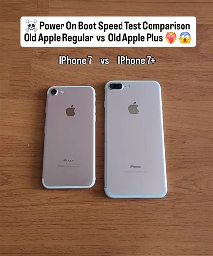 🔥 iPhone 7 🆚 iPhone 7 Plus ⚡ BOOT SPEED BATTLE! 😱📱 Which One Boots Faster?! 🚀 #Shorts #viral #fyp