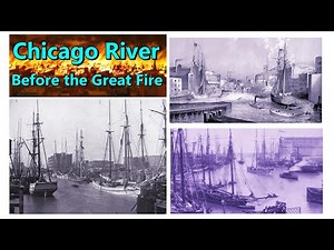 Chicago River Bridges & Boats before The Great Fire | Old Photos & Illustrations | Chicago History