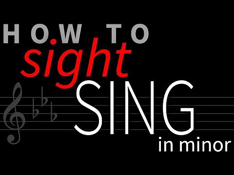 How to Sight Sing in MINOR | Interactive Practice