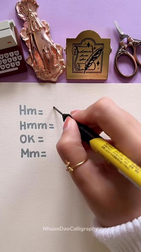 so that's it | Nhuan Dao Calligraphy 101