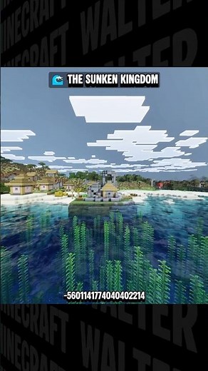 🌊 Ocean Village Seed with Hidden Structure | Minecraft Bedrock 26