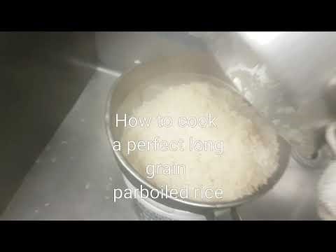 How to Cook LONG GRAIN PARBOILED RICE