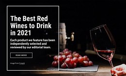 The best wines to drink - HTML Template by Nicepage