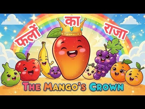 🥭 फलों का राजा आम हमारा | Kids Poem Song | Mango Rhyme in Hindi 🥭
