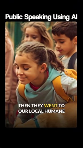 Public Speaking Using AI...#shorts #education #explore #fyp #motivation #podcast