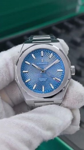 Cronos 2025 Rhombus / Perlage Dial 39mm See-through Caseback Men Automatic Wristwatches