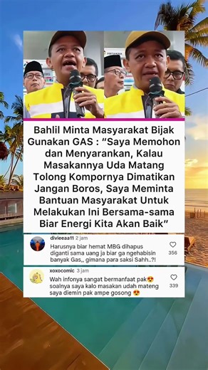 bahlil minta hemat gas? pov emak-emak | berita viral | berita terbaru hari ini | trending sekarang