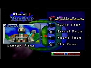Bomberman Hero (N64) - Walkthrough Planet 1 Bomber / Area 1 Bomber Base