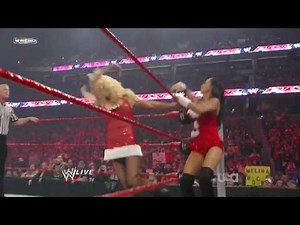 WWE Raw 12/21/09 Maryse, Alicia Fox & Jillian vs Melina, Kelly Kelly & Gail Kim