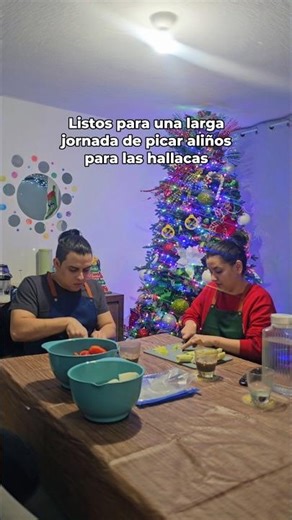 Andrés y yo tenemos la misma neurona... y a veces nos falla🤣#humorenpareja #navidad #hallacas
