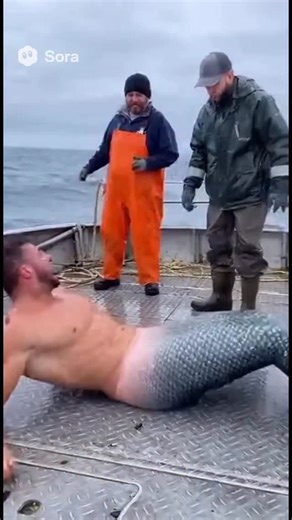 MermanMaker on Instagram: "Wouldn’t it be better to release this merman back into the sea? #merman #merman_tf #reels #aivideo #transformation #ai #sora2"