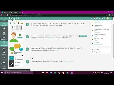 Videotutorial 2 (Maestros). Cómo crear una clase e inscribir alumnos en NEO LMS.