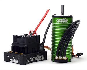 Castle Creations Mamba Monster X 8S ESC/Motor Combo w/1520 Sensored Motor [CSE010-0165-04]