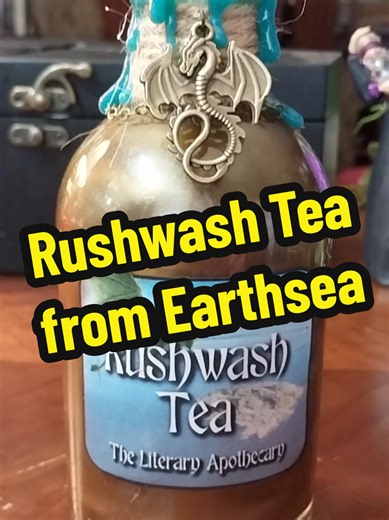 Tea Potion Number 5 is from UrsulaK LeGuin's epic fantasy EarthSea. #ursulakleguin #dragon #potion #artprocess #fantasy